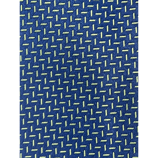 Navy Lattice Charm Tie
