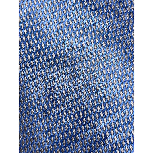 Blue Pattern Matrix Tie