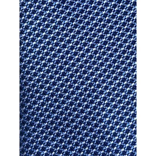 Navy Lattice Design Tie