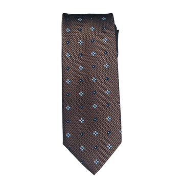 Brown Floral Tie