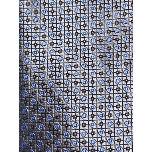 Grey Patterned Mosaic Tie