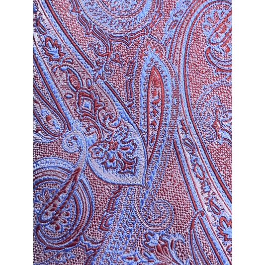 Peach Paisley Swirl Tie