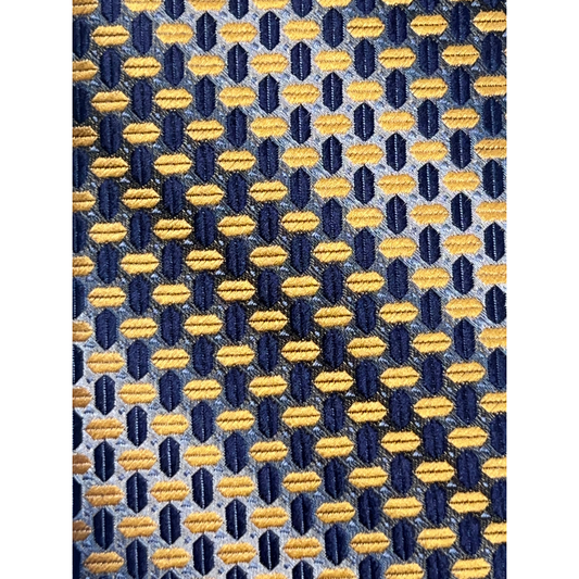 Yellow Wave Pattern Tie
