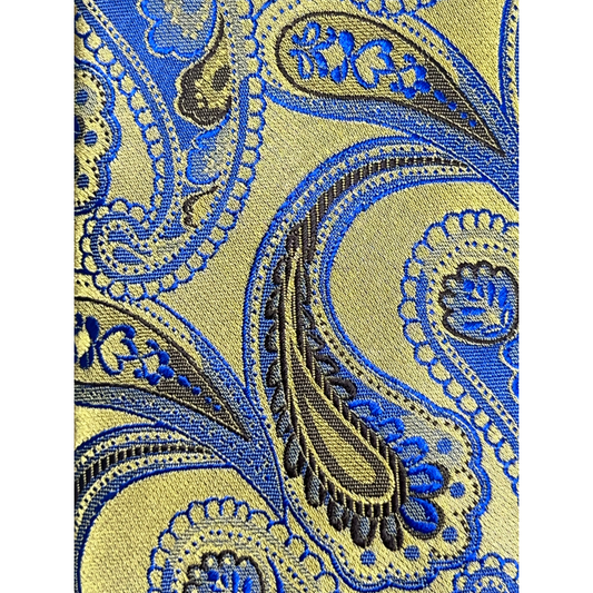 Yellow Ocean Swirl Tie