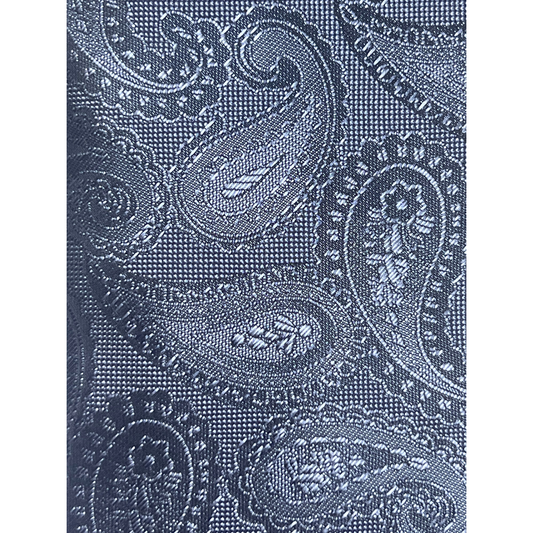 Grey Paisley Whisper Tie