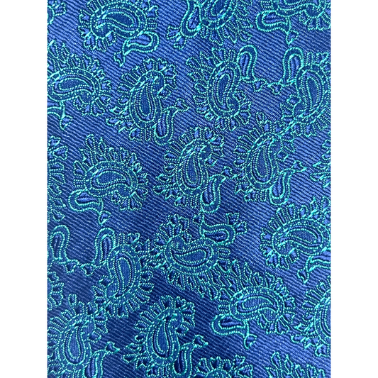 Deep Sea Paisley Charm Tie