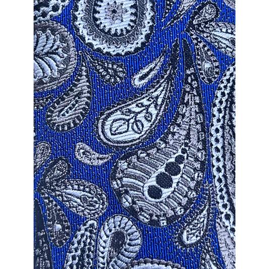 Midnight Paisley Navy Tie