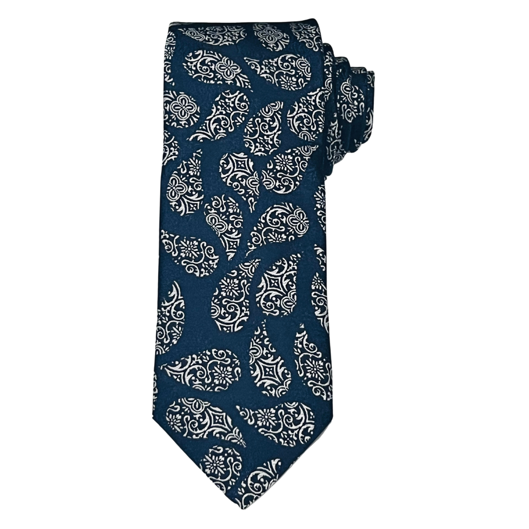 Nautical Paisley Elegance Tie