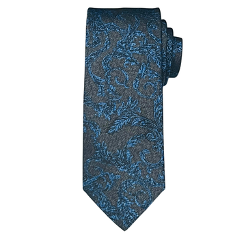 Navy Autumn Leaves Tie