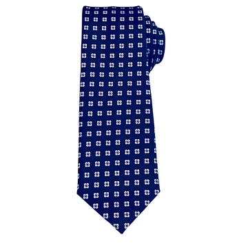 Navy Whisper Floral Tie