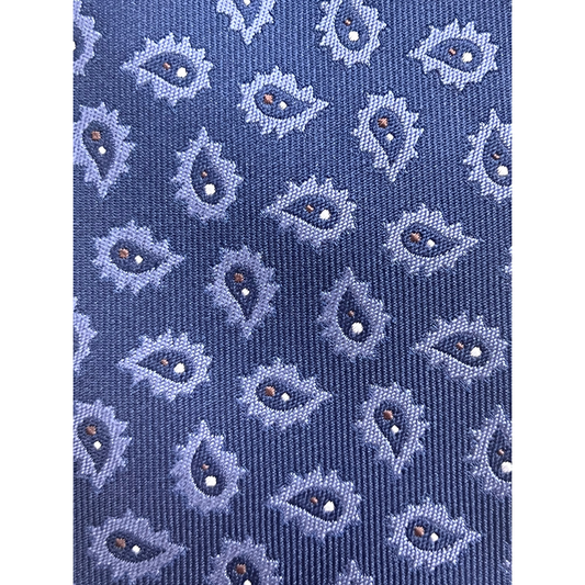 Navy Paisley Allure Tie