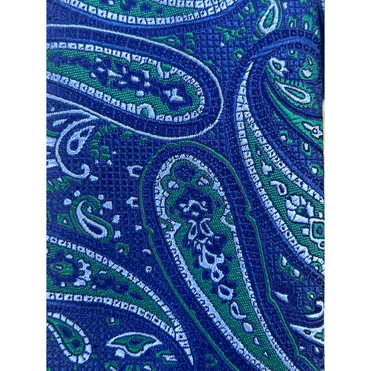 Night Sky Navy Paisley Tie