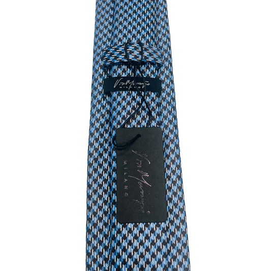 Blueprint Pattern Blue Tie