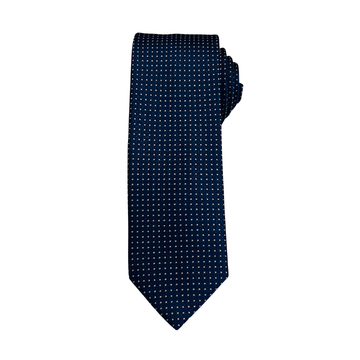 Navy Nightfall Polka Dot Tie