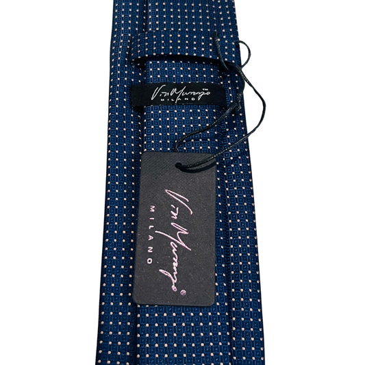 Navy Nightfall Polka Dot Tie