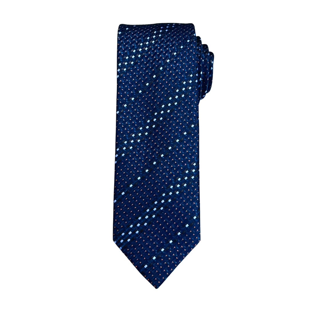 Midnight Polka Dot Tie