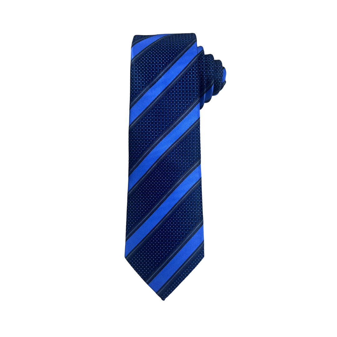 Navy Striped Sophistication Tie