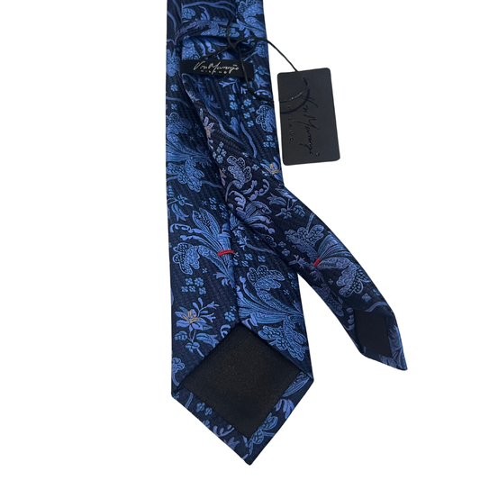 Sapphire Petals Navy Tie