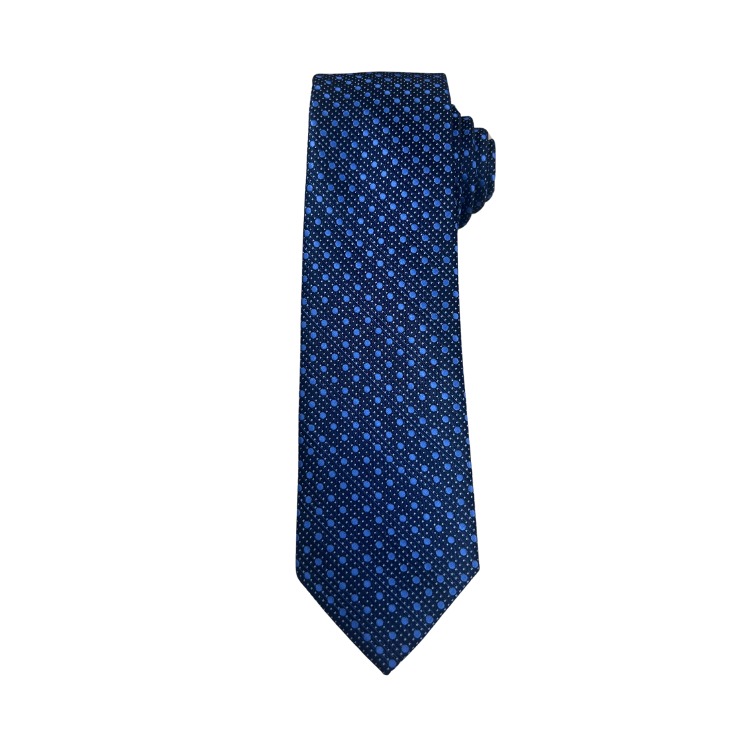 Deep Sea Dots Pattern Tie