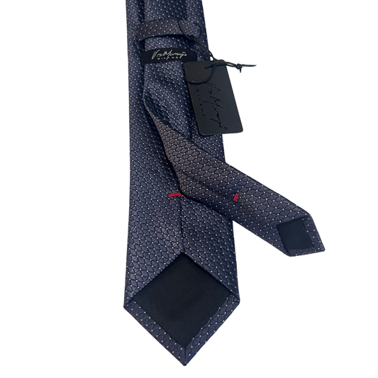 Slate Blue Patterned Tie