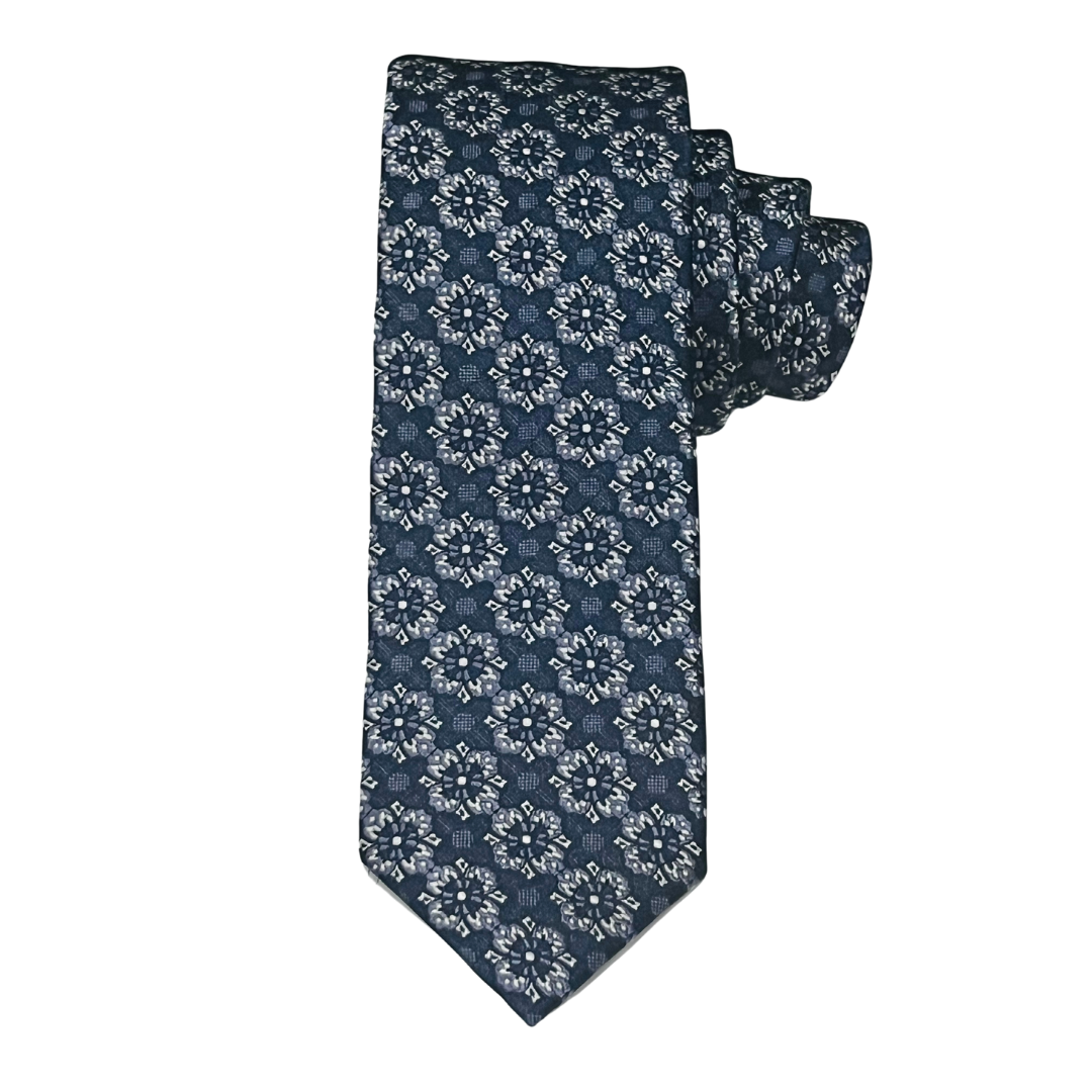 Sapphire Petals Classic Tie