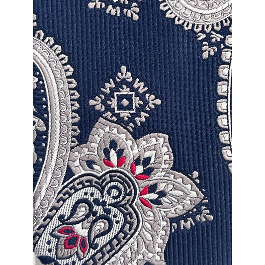 Navy Paisley Elegance Tie