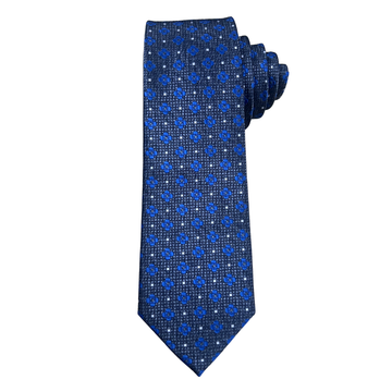 Midnight Pattern Navy Tie