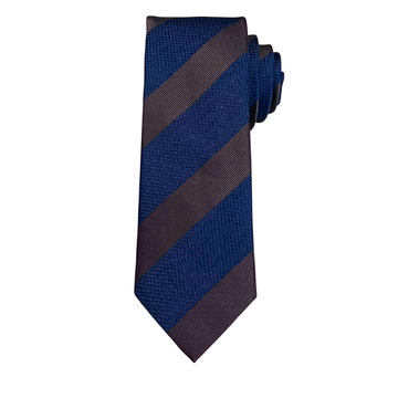 Navy Nightfall Striped Tie