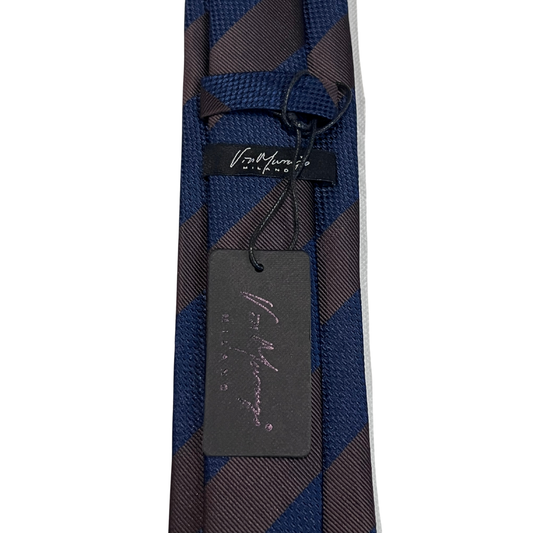 Navy Nightfall Striped Tie