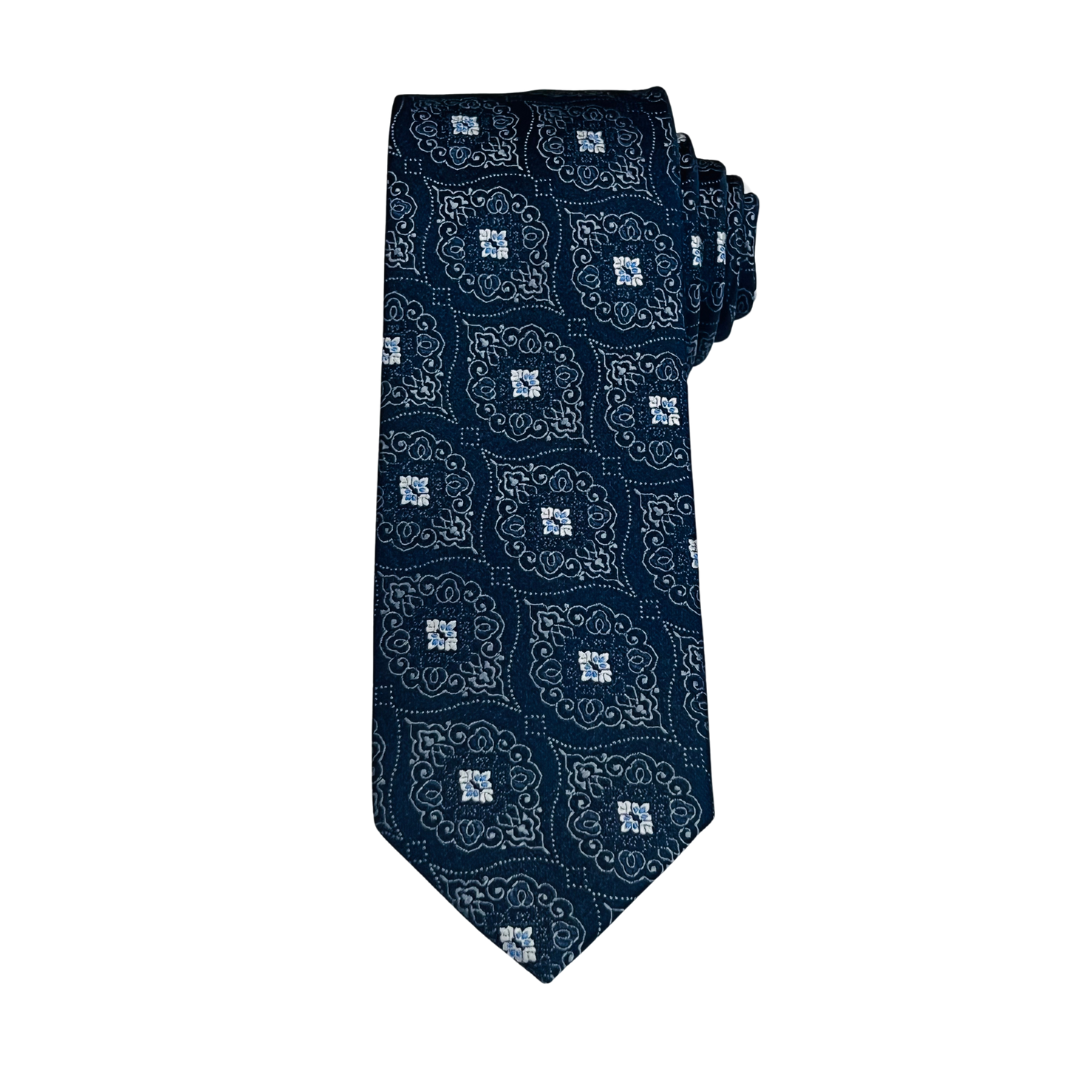 Deep Sea Floral Delight Tie