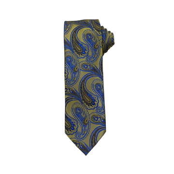 Yellow Ocean Swirl Tie