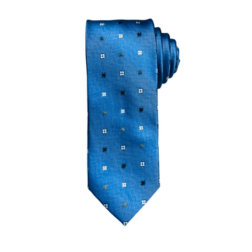 Nordic Bloom Blue Floral Tie