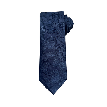 Grey Paisley Whisper Tie