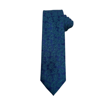 Deep Sea Paisley Charm Tie