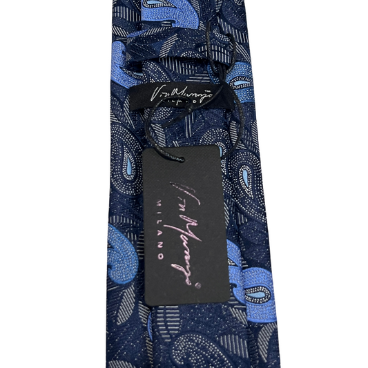 Navy Midnight Paisley Tie