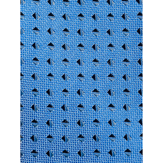 Cobalt Matrix Design Tie