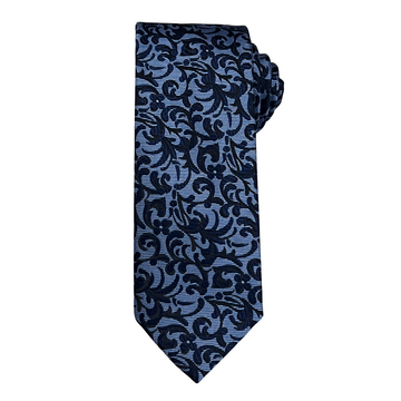 Navy Floral Tie